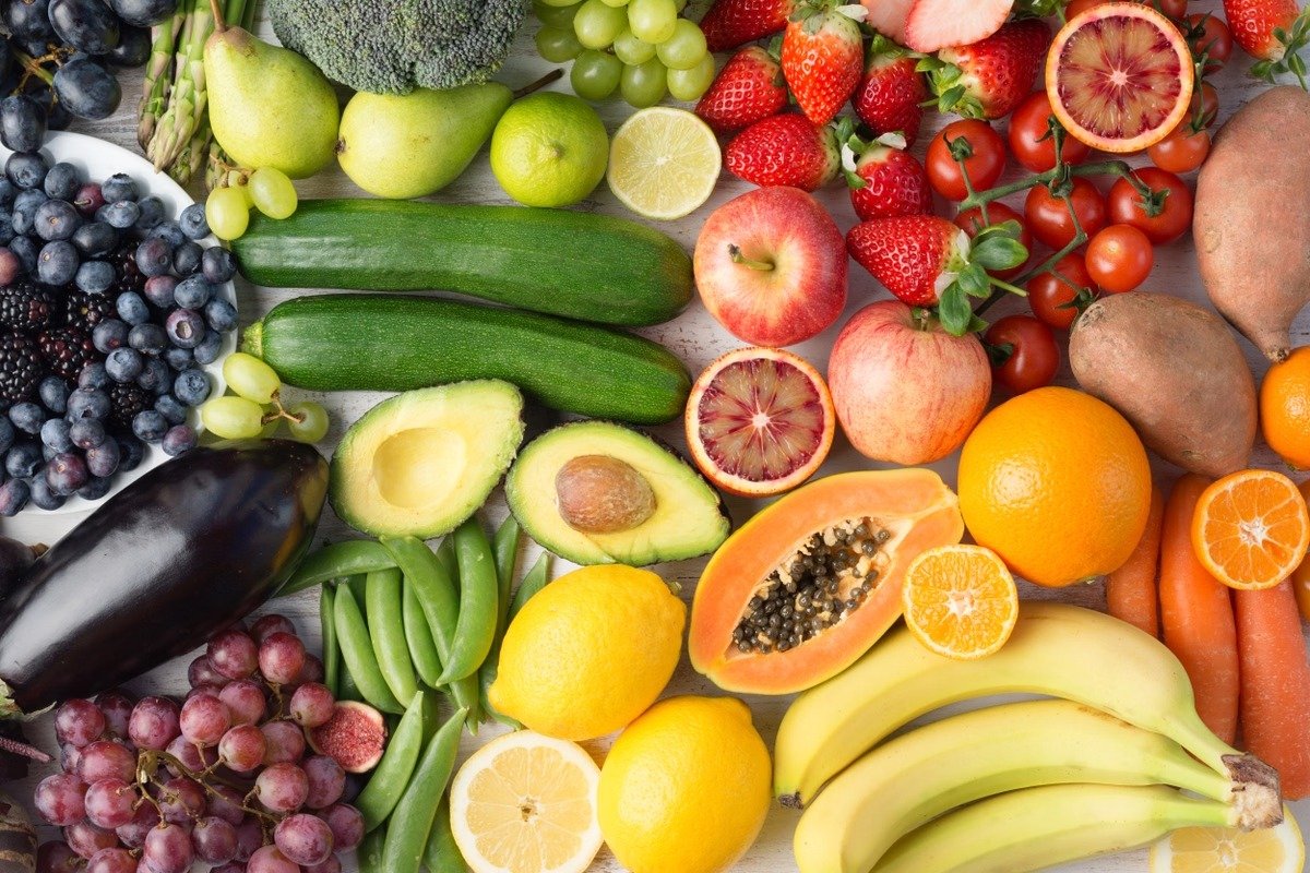Fresh English fruit and vegetables
