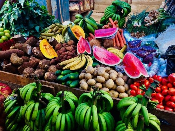 Fresh fruit and vegetables
