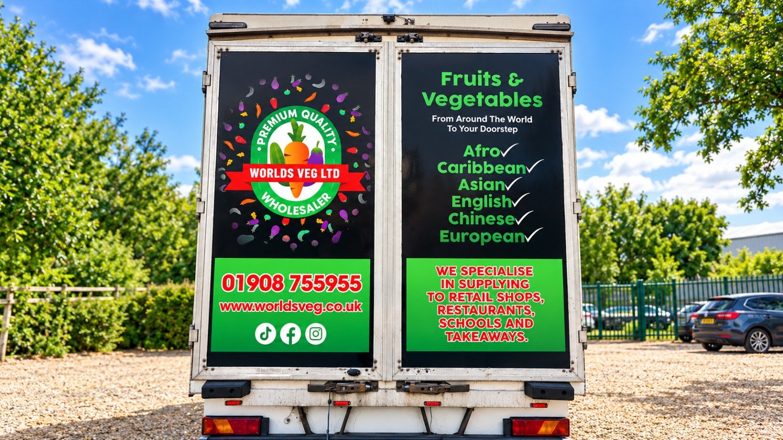 World's Veg Ltd wholesale delivery vehicle